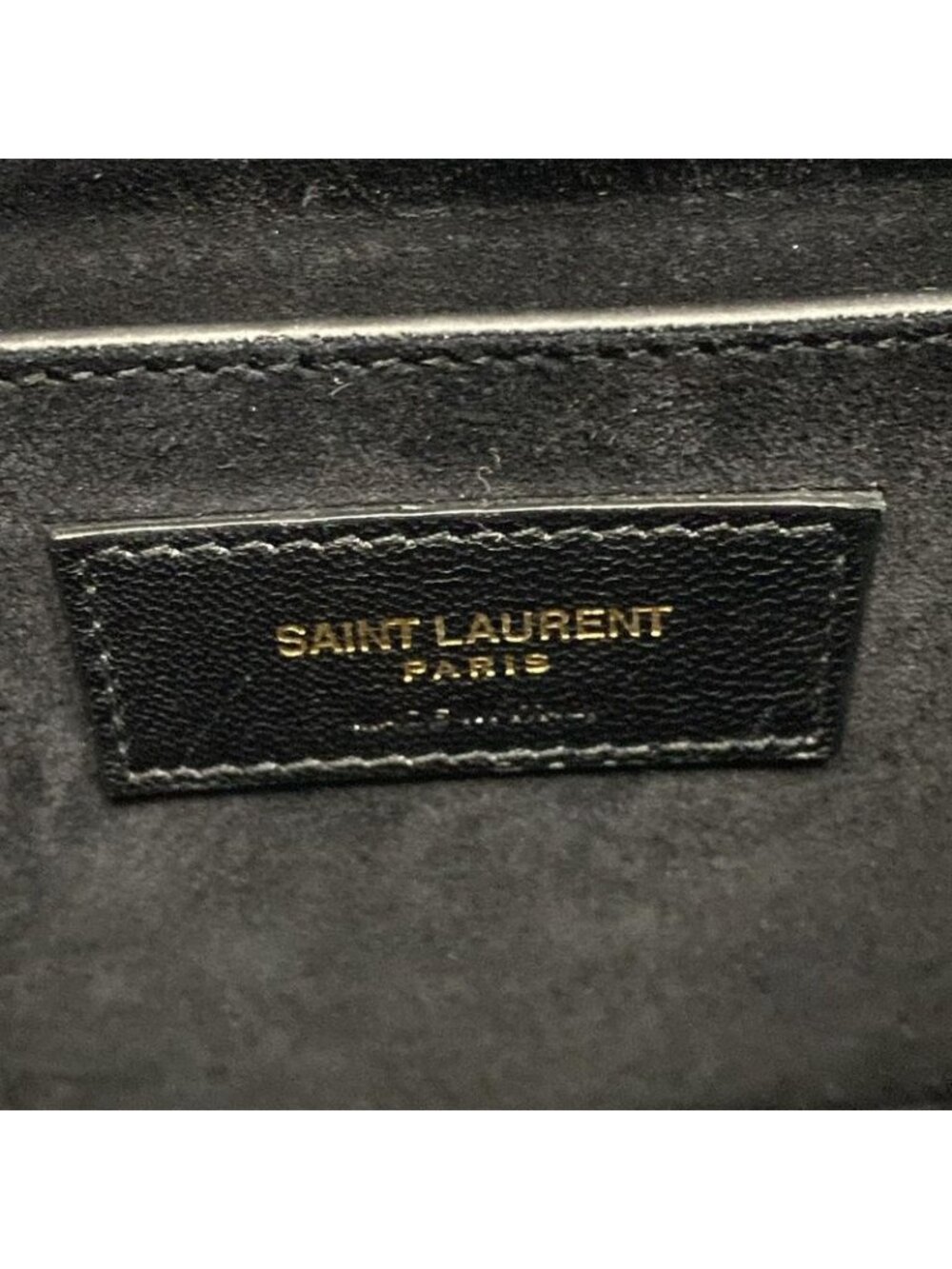 Saint Laurent Paris Shoulder Bag Sunset Large Black Chain Leather - Picture 9 of 15